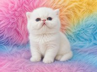 Red point exotic shorthair show kalite