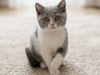 Muhteşem British Shorthair Blue Bicolor Dişi Yavrular