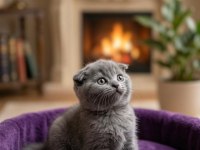 Sevimli Scottish Fold 2 Aylık