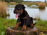 Secereli Doberman yavrularımız 