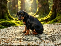 A Kalite İri Döşlü Doberman Yavru