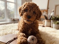 Toy Poodle Köpekleri İçin Ulaşın