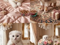 Tuvalet eğitimi oyuncu yavru scottish fold