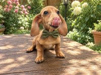 Light Chocolate Dachshund Miniğimiz