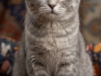 6 Aylık Bebiş Scottish Fold Uyguna