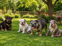 Üst Düzey İngiliz Bulldog Yavrular