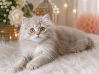 British Longhair Lilak Golden Sevimli Cana Yakın Uysal
