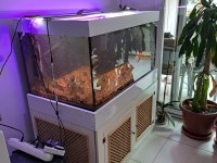 1 CM CAM EL YAPIMI DEMİR PROFİL MOBİLYALI AKVARYUM