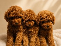2 erkek 1 dişi Toy Poodle İzmir