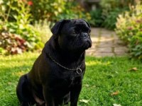 Mops Siyah Pug Son Yavru