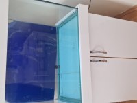 Akvaryum malzemeleri ve dolabı