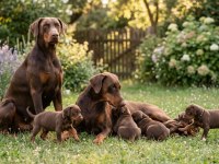 Doberman Siyah Ve Çikolata Ruhsatlı Çiftliğimizden