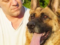 Az insan bol huzur 1 köpek çok keyif alman kurdu
