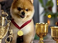 Show class pomeranian boo erkek yavru