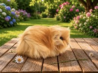 Safkan Tek Renk Peruvian Ginepig Bebek