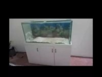 140 cm dolaplı akvaryum