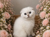3 British Longhair 1 Shorthair