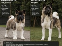 American Akita Erkek Henüz 8 Haftalık