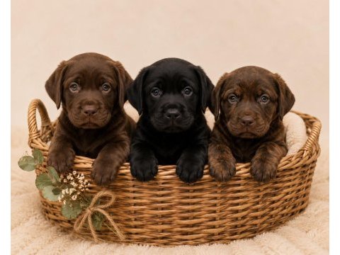 Safkan labrador retriever yavrularımız
