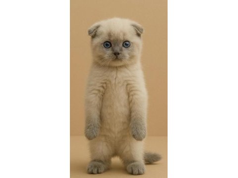 2 aylık tatlış scottish fold yavrumuz