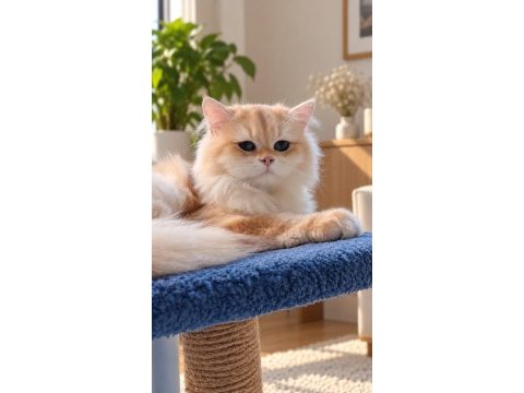 British longhair golden yavrular