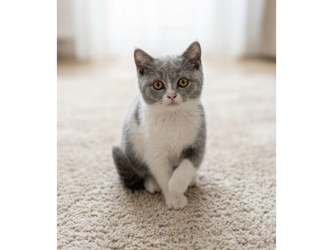 Muhteşem british shorthair blue bicolor dişi yavrular