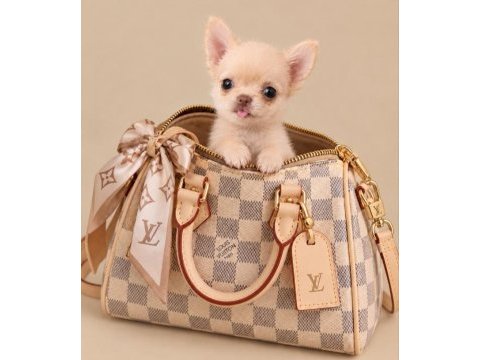 Safkan bir erkek chihuahua