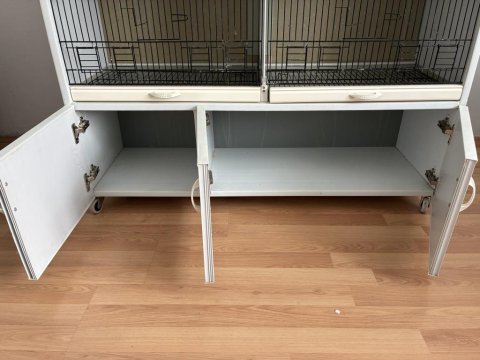 Işıklı üretim kafesi 8 bölmeli