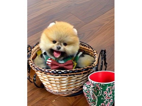 Erkek pomeranian yavrumuz