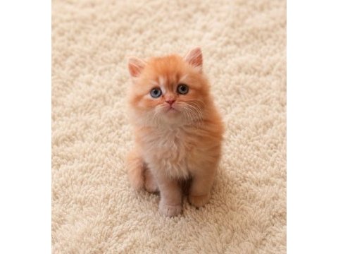 Mükemmel british longhair red red bicolor yavrular