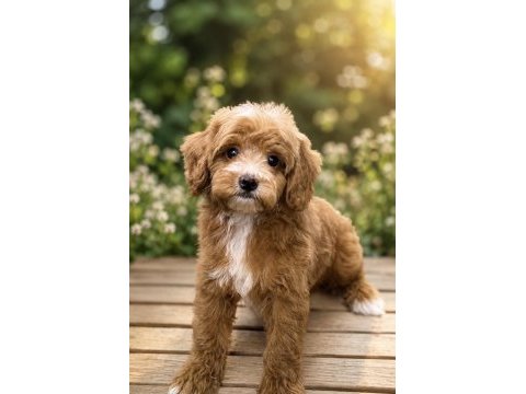 Üst düzey özel renk maltipoo oğlumuz