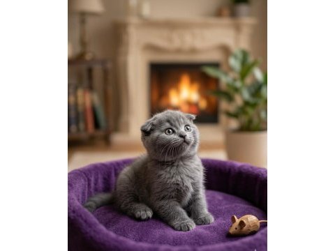Sevimli scottish fold 2 aylık