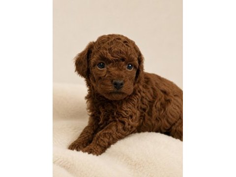 Premium red toy poodle yavruları