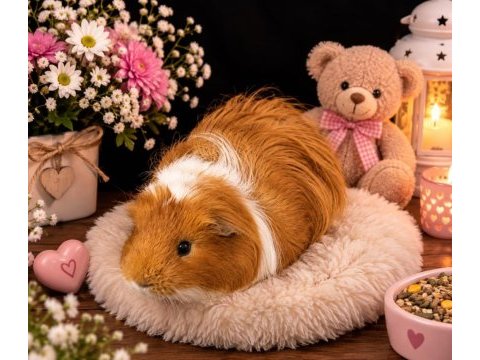 Guinea pig erkek 1 yaşında
