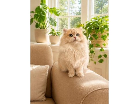 Cy12 dişi dernek kayıtlı full şecereli british longhair