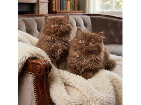 Safkan british longhair cinnamon