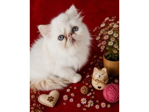 Safkan exotic shorthair bebekler