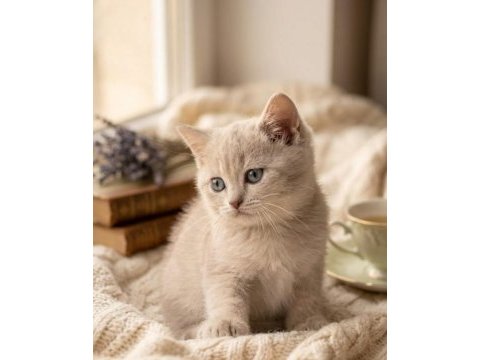 British shorthair lilac gold dişi yavru