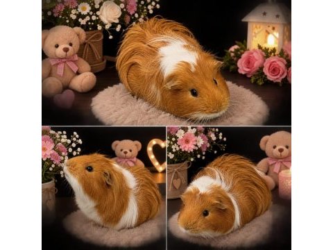 Guinea pig erkek 1 yaşında