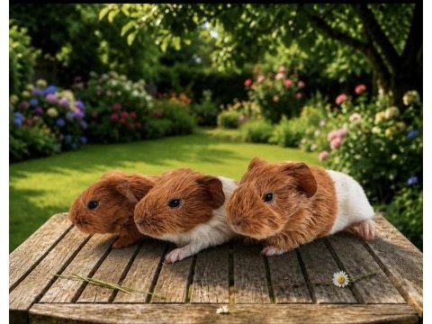Safkan sheltie ginepig bebekler