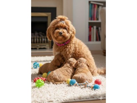 Kore kan hattı – üst segment toy poodle yavrular