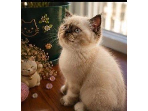 Safkan exotic shorthair bebekler