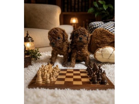 Ev üretimi orjinal toy poodle