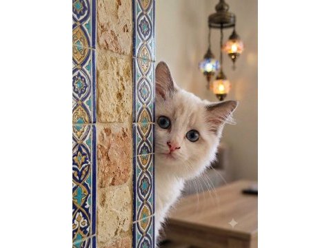 Secereli ragdoll yavrular
