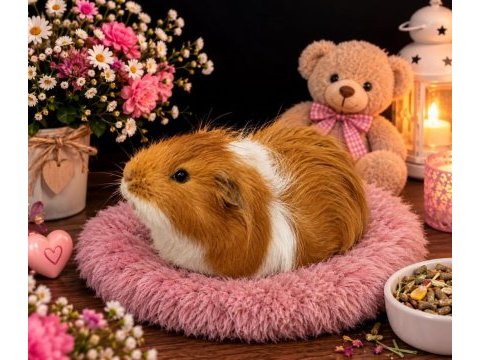 Guinea pig erkek 1 yaşında