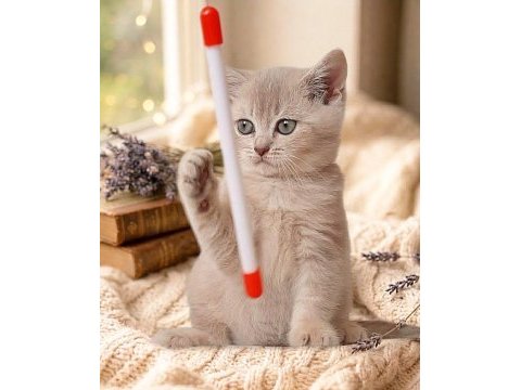 British shorthair lilac gold dişi yavru
