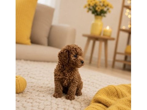 Ful garantili ev üretimi toy poodle