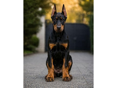 Çivi gibi doberman estetikli yavrular