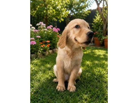 Irk ve sağlık garanti orjinal king golden retriever
