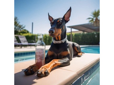 Çevik doberman bebekleri